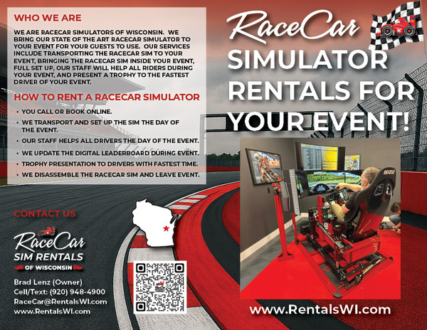 Golf & RaceCar Simulator Rentals of Delavan