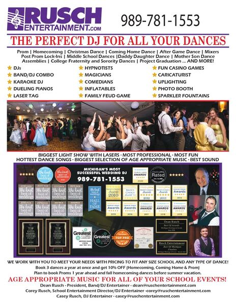 Rusch Entertainment DJs Uplights Bands Dueling Pianos