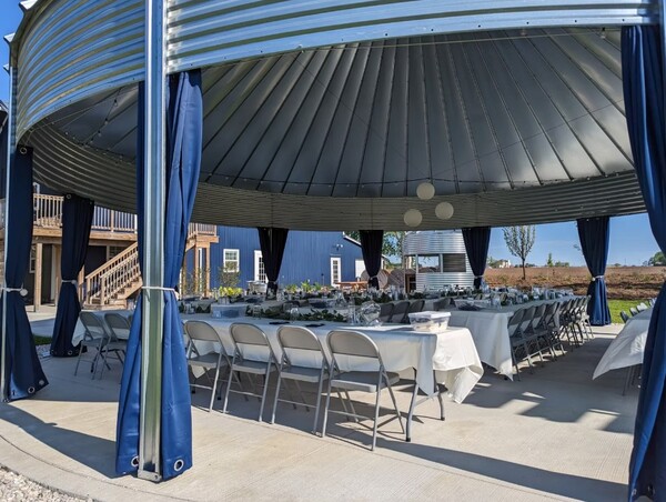 Blue Barn On The Green