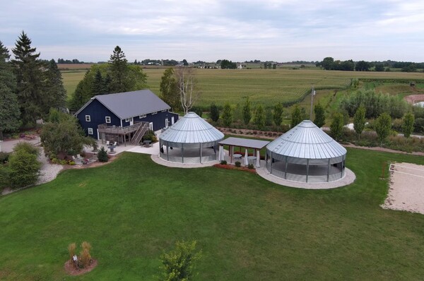 Blue Barn On The Green