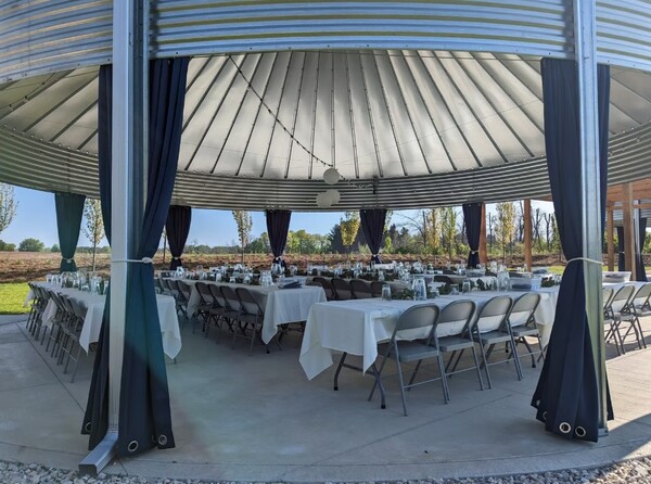 Blue Barn On The Green