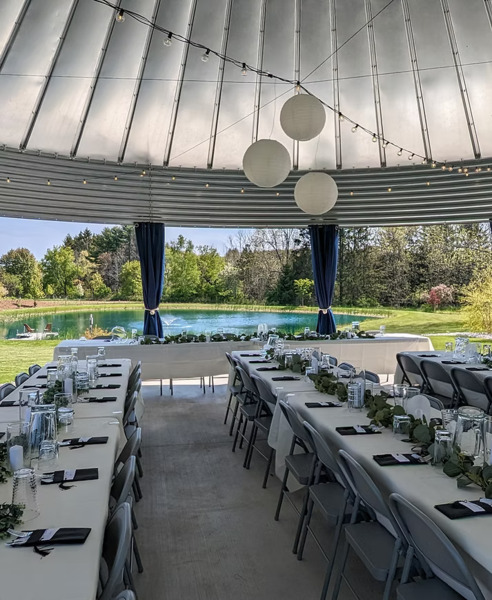 Blue Barn On The Green