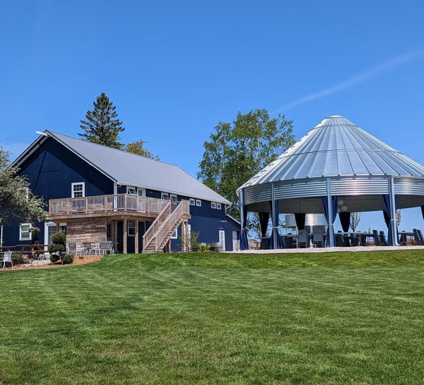 Blue Barn On The Green
