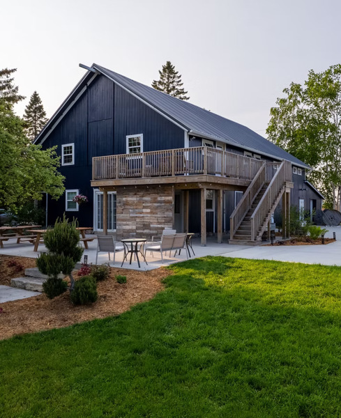 Blue Barn On The Green