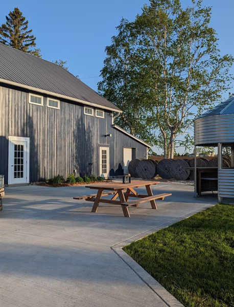 Blue Barn On The Green