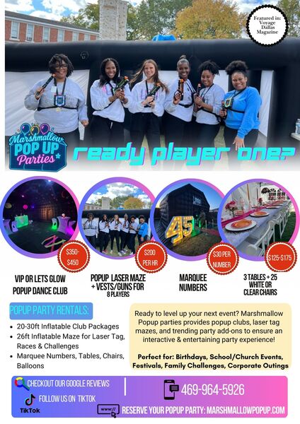 Marshmallow Popup Parties