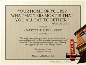 Maggiano's Delivery
