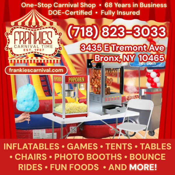 Frankie's Carnival Time (DOE-Certified & Insured)