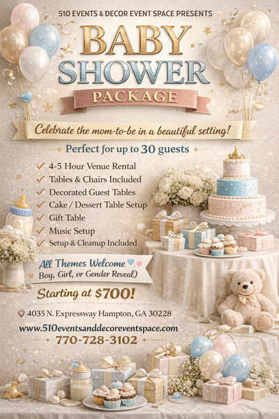 510 Events and Decor Event Space