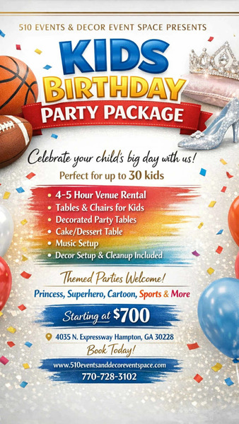 510 Events and Decor Event Space