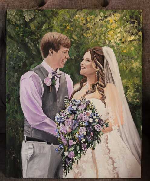 Angie Candell- Live Wedding Painter