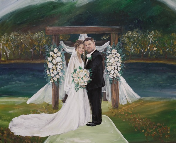 Angie Candell- Live Wedding Painter