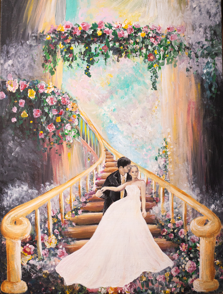 Angie Candell- Live Wedding Painter