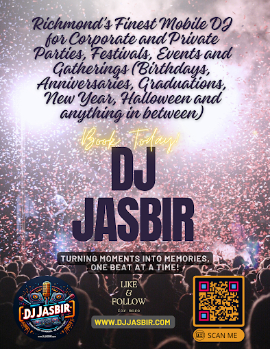 DJ Jasbir Indian, Bollywood, Desi, Bhangra, Punjabi, Hindi, Telugu, Marathi DJ VA