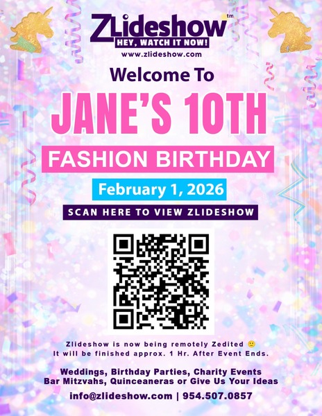 Zlideshow - Event Photography & Video Clips - Ready in 1 Hour