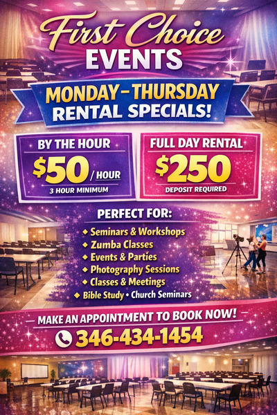 First Choice Events Venue