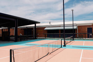 Outdoor Courts + Lounge