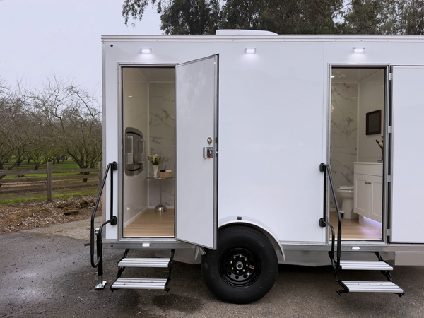 Ivory Restroom Trailers