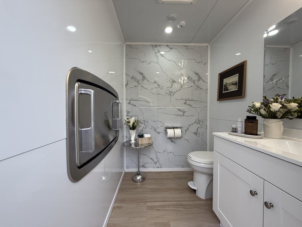 Ivory Restroom Trailers