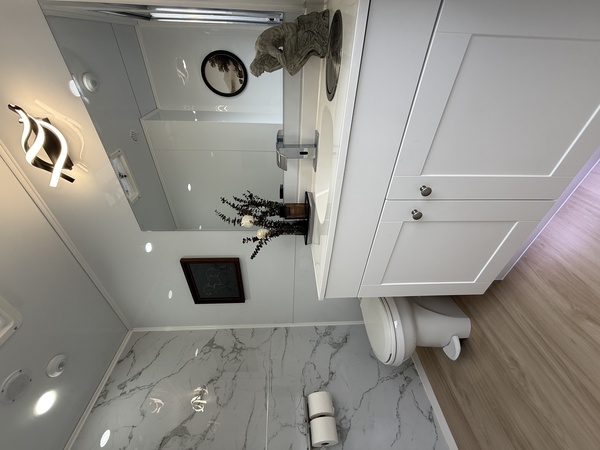 Ivory Restroom Trailers