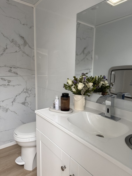 Ivory Restroom Trailers