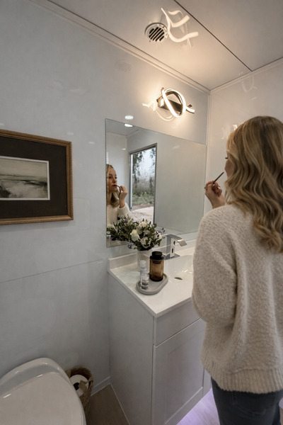 Ivory Restroom Trailers