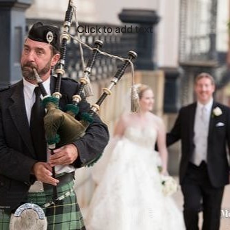 Bagpiper Francis Wallace