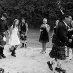 Bagpiper Francis Wallace