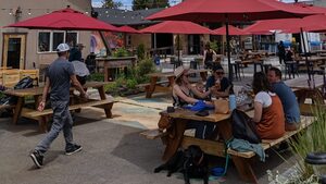 Milo's Patio at Bevel Craft Brewing