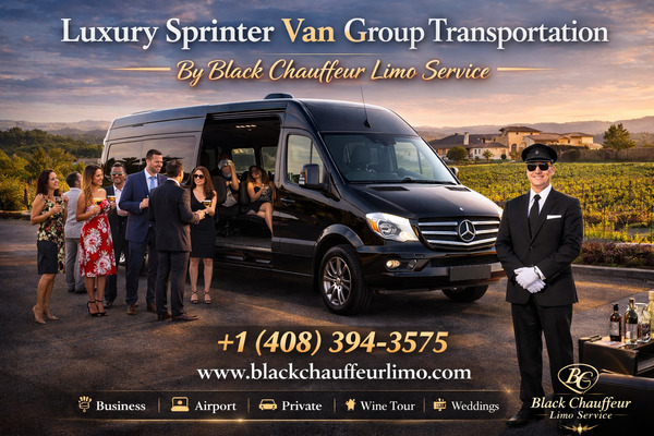 Black Chauffeur Limo Service