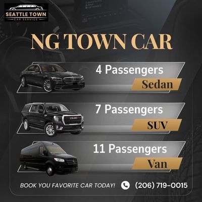 NG Town Car- The Orginal Seattle Town Car Service Est 2000s