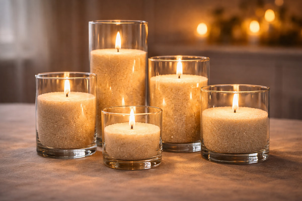 Ember Pour Sand Candle & Ambiance Rentals