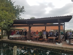 Het Terras - Outdoor patio inside the theme park.
