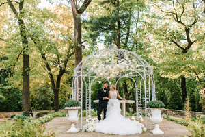 Classic Ornate Wrought Iron Gazebo