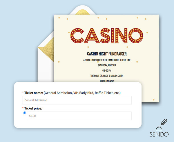 Sendo Invitations
