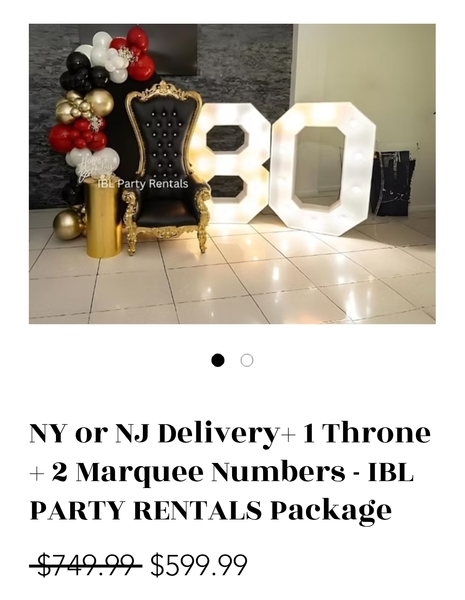 IBL Party Rentals - NJ/NY - Chair Rentals, Table Rentals, Photo booths & Balloon Decor