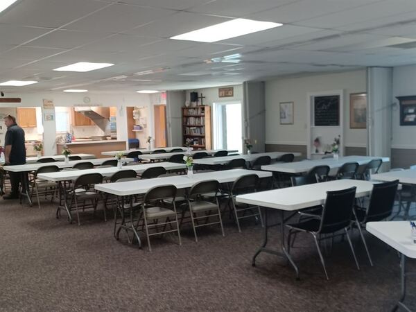 Reception Hall at St. Cloud Presbyterian Church