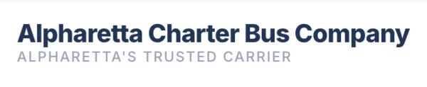 Alpharetta Charter Bus Company