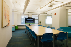 Collaboration Room Y! Virtual Enabled Meeting Rooms with City Views