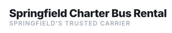 Springfield Charter Bus Rental