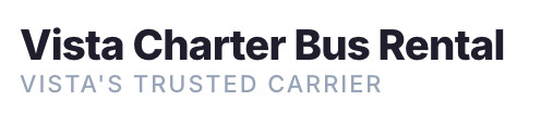 Vista Charter Bus Rental