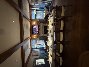 Fireplace Dining Room