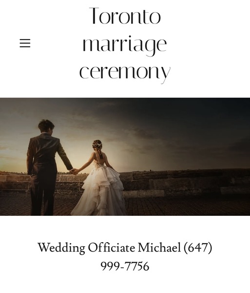 Toronto Marriage Ceremony