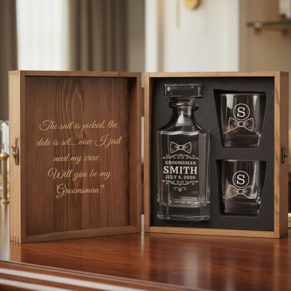 Groovy Groomsmen Gifts | Personalized Groomsmen & Best Man Gifts, Free Engraving