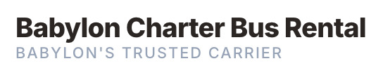 Babylon Charter Bus Rental