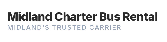 Midland Charter Bus Rental