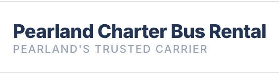 Pearland Charter Bus Rental
