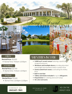 The Clubhouse at Kings Grants on the Ashley