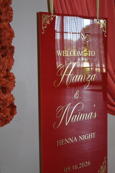 Sahar's Studio Event Signs