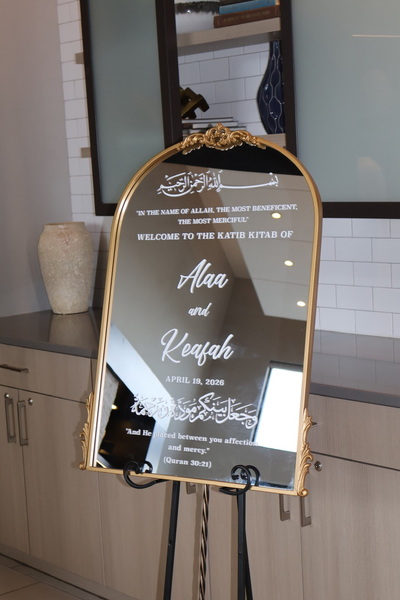 Sahar's Studio Event Signs